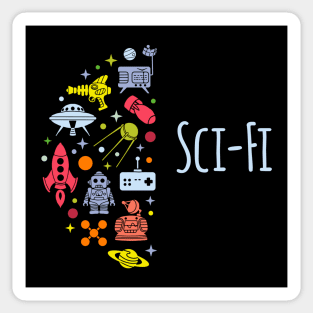 Sci Fi Theme Sticker